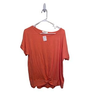 [ZENANA] Coral Stretchy Short Sleeve